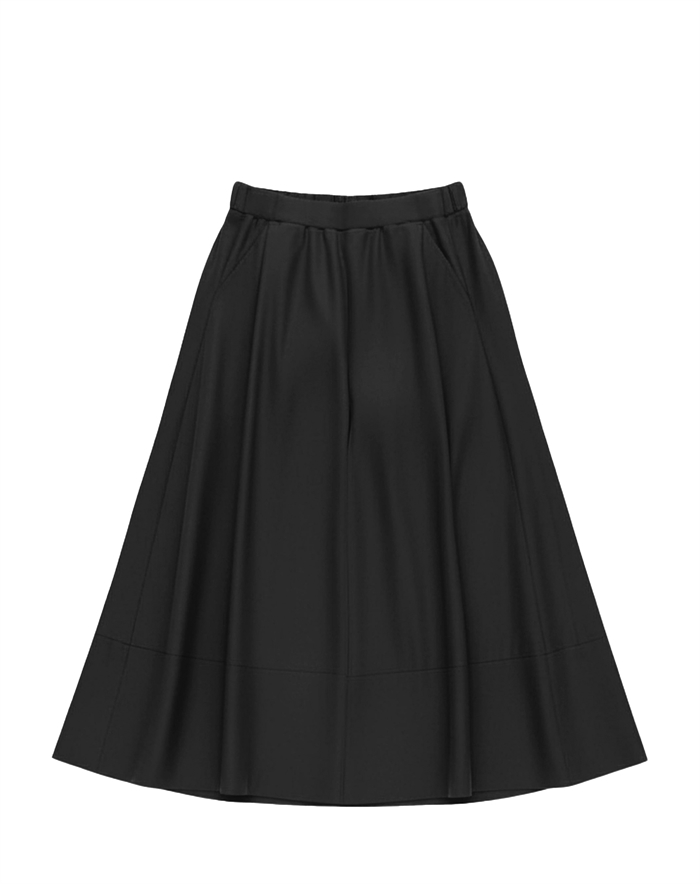 Withblack - WBLMadison Maxi Nederdel - Black
