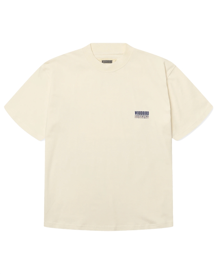 Woodbird - WBBalo Cart T-shirt - Off White