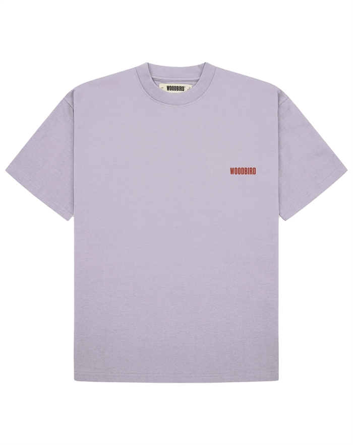 Woodbird - WBBalo Kind T-shirt - Grey Purple