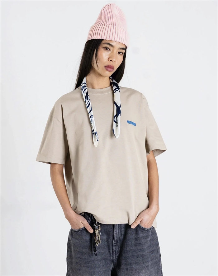 Woodbird - WBBalo Kind T-shirt - Taupe Brown