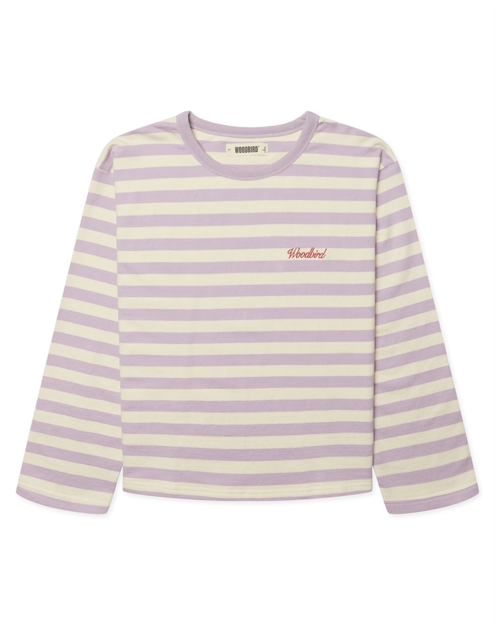 Woodbird - WBJoul Wide Stripe Langærmet Trøje - 