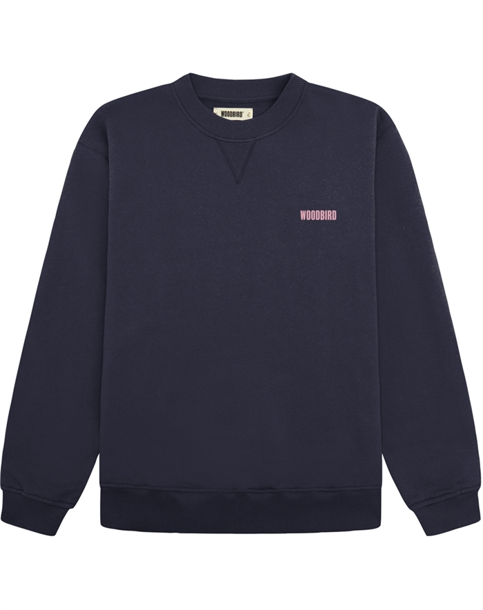Woodbird - WBCane Koi Crew Sweatshirt - Navy