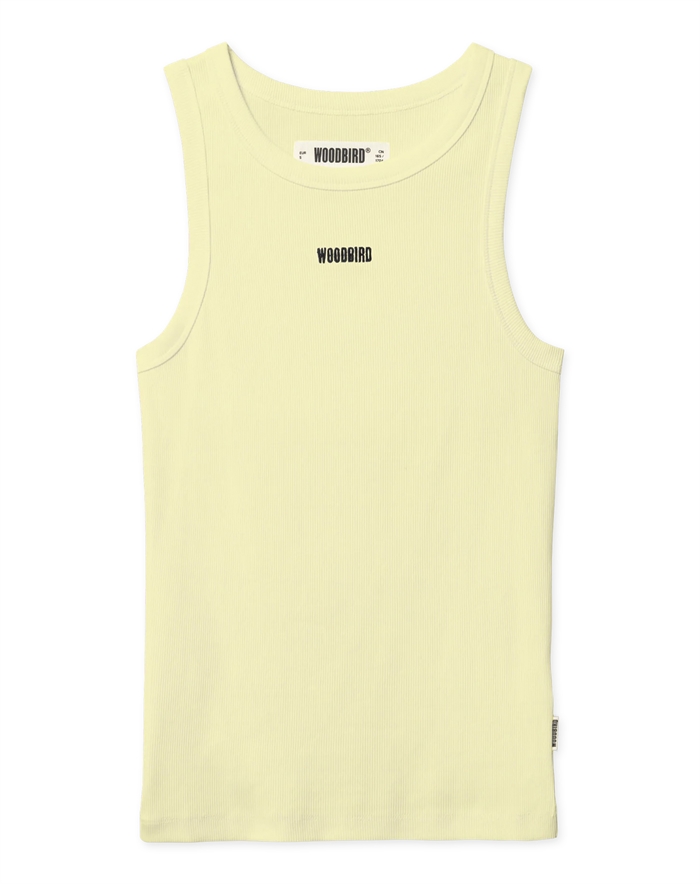 Woodbird - WBDee Rib Tank Top - Wax Yellow