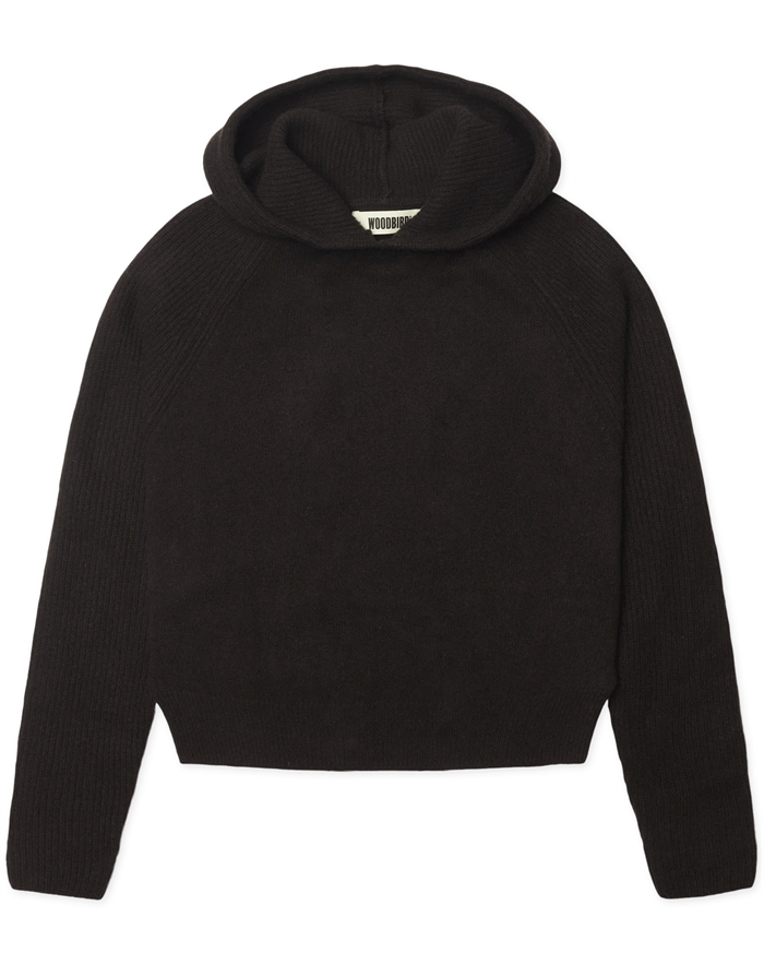 Woodbird - WBEve Knit Hoodie - Brown