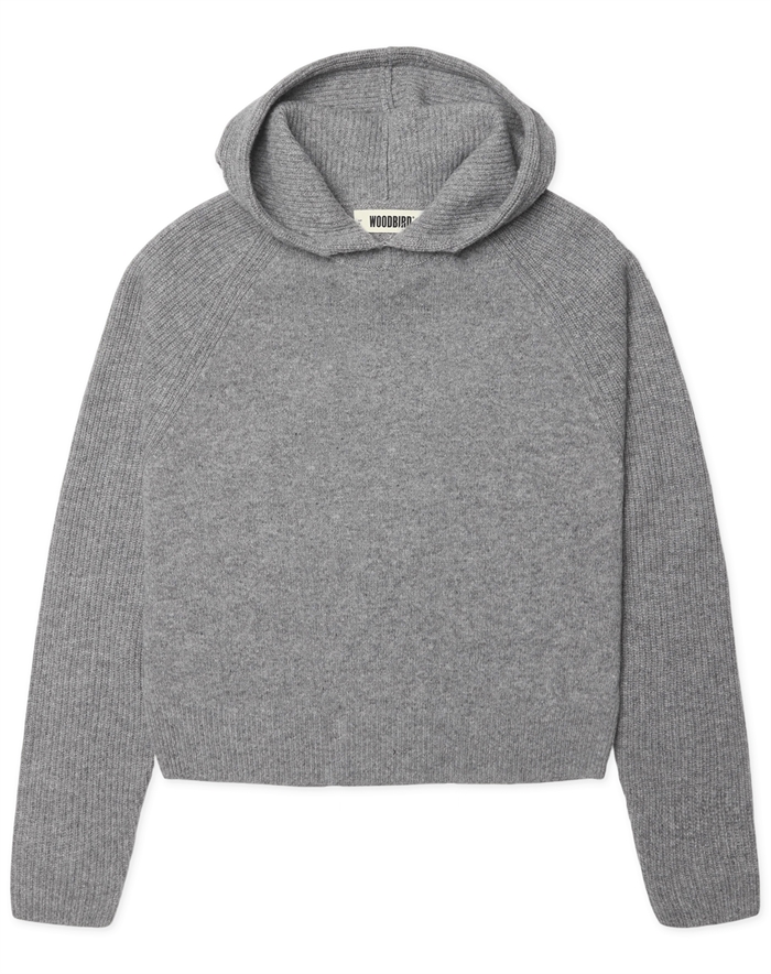 Woodbird - WBEve Knit Hoodie - Grey