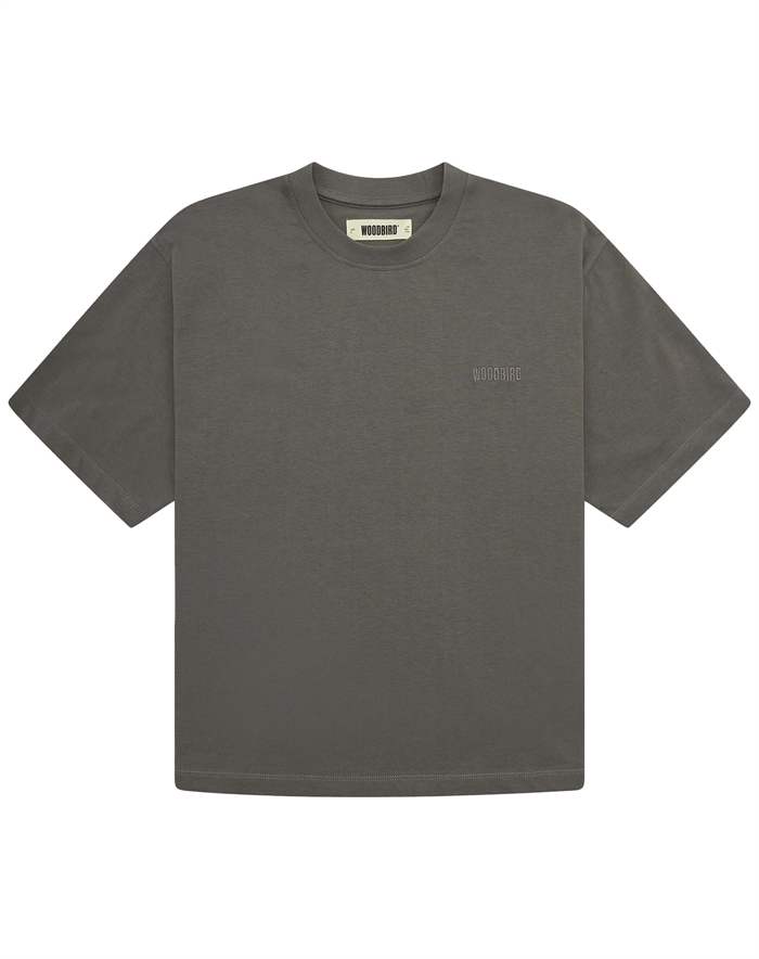  Woodbird - WBJuno Base T-Shirt - Antra Grey 