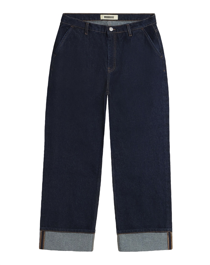 Woodbird - WBNoel Fold Jeans - Raw Blue