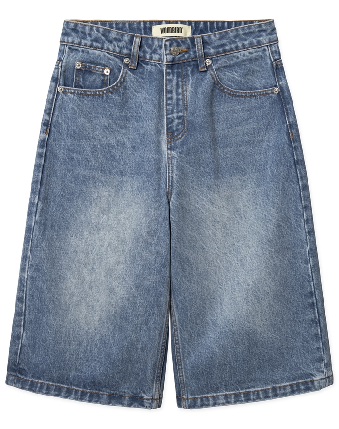 Woodbird - WBShan Orig Shorts - Blue Washed