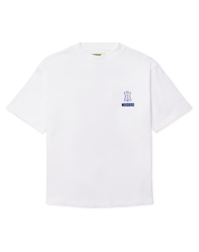 Woodbird - WBBalo Tiger T-shirt - White