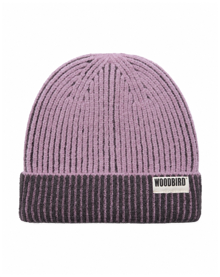 Woodbird - WBYeti Plated Beanie - Violet Slate Blue
