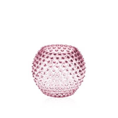 Anna Von Lipa Hobnail Globe Vase 18 cm Rosa Shop Online Hos Blossom