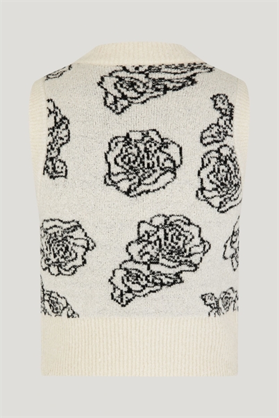 Baum Und Pferdgarten Corry Vest Creme Embroidery-Shop Online Hos Blossom