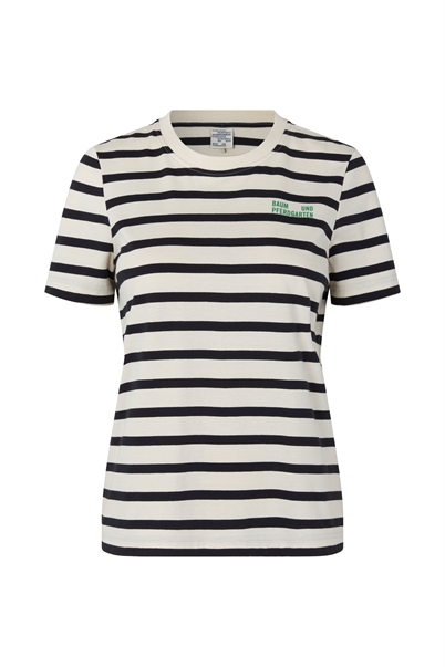 Baum Und Pferdgarten Jalona T-shirt Breton Stripe Black-Shop Online Hos Blossom