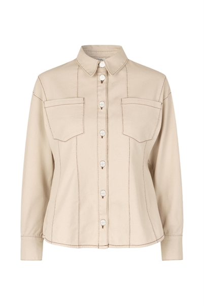 Baum Und Pferdgarten Maven Skjorte Whitecap Gray - Shop Online