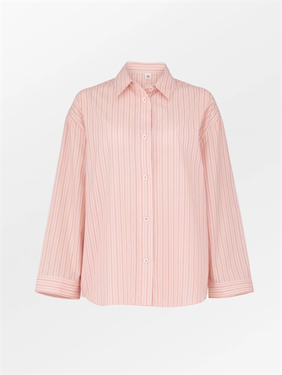 Becksondergaard Stripel Pyjamas sæt Peach Whip Pink-Shop Online Hos Blossom
