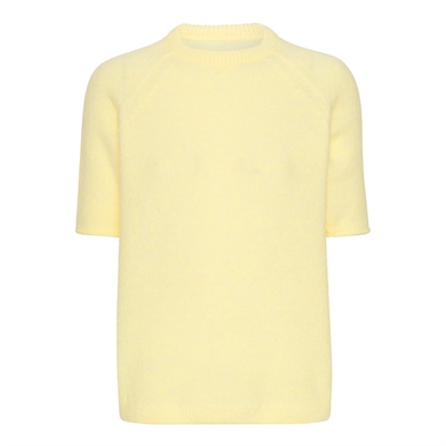 Comfy Copenhagen Nice And Soft Short Sleeve Light Yellow-Shop Online Hos Blossom