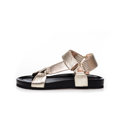 Copenhagen Shoes Carrie Sandaler Gold Shop Online Hos Blossom