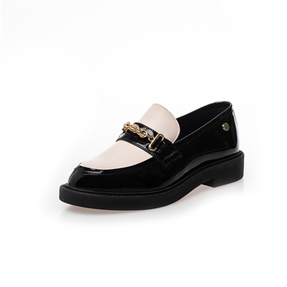 Copenhagen Shoes My Life Loafers Bone Beige Black Shop Online Hos Blossom