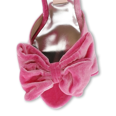 Custommade Marita Velvet Stiletter Fuchsia Pink Shop Online Hos Blossom