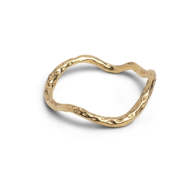 Enamel Copenhagen Sway Ring Guld-Shop Online Hos Blossom
