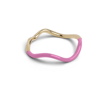 Enamel Copenhagen Sway Ring Pink-Shop Online Hos Blossom