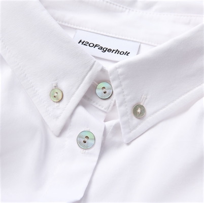 H2O Fagerholt Box Skjorte White Shop Online Hos Blossom