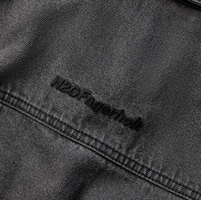 H2O Fagerholt Classic Jeans Kjole Washed Black Shop Online Hos Blossom