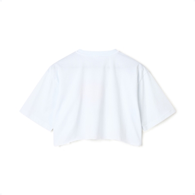 H2O Fagerholt I Love Cropped T-Shirt Off White-Shop Online Hos Blossom