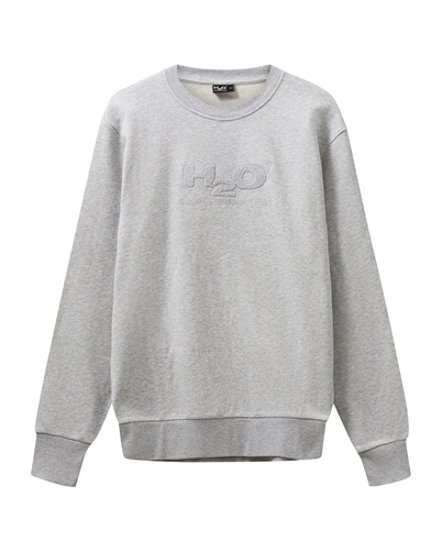 H2O Logo O'neck Sweatshirt Grey Mel-Shop Online Hos Blossom