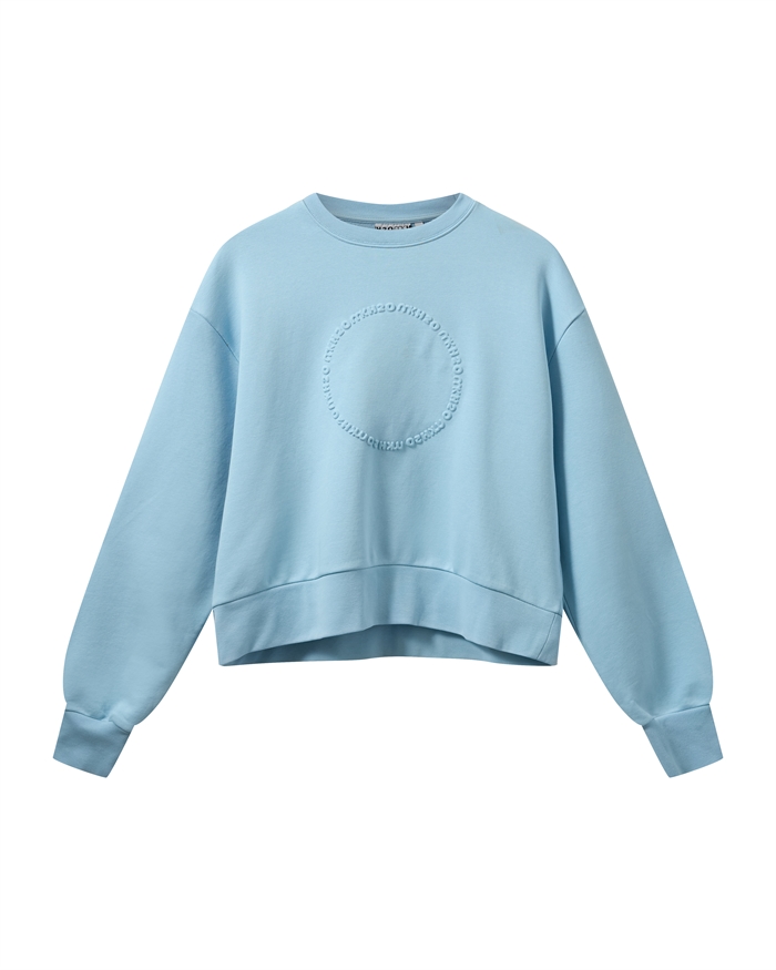 MKH2O MKxH2O O\'Neck Sweatshirt Light Blue-Shop Online Hos Blossom