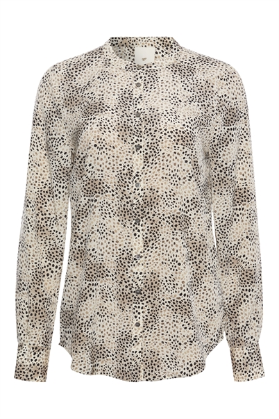 Heartmade Maple Skjorte Brown Leopard Shop Online Hos Blossom