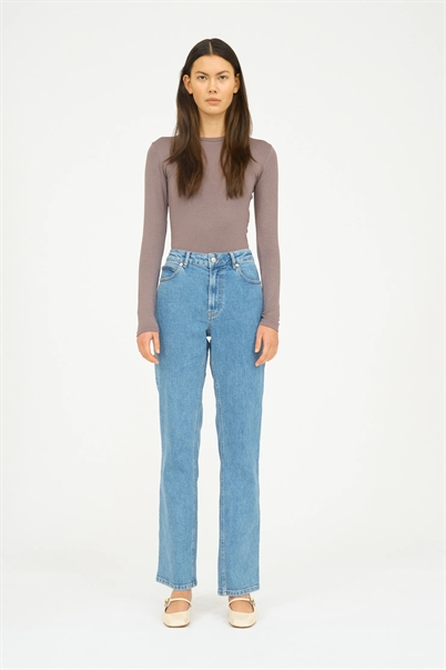 IVY Copenhagen Lulu Jeans Washed Vintage York Denim Blue-Shop Online Hos Blossom