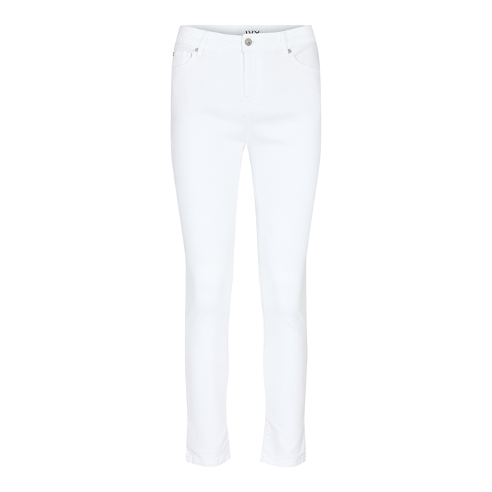 Ivy Copenhagen Alexa Jeans White Shop Online Hos Blossom