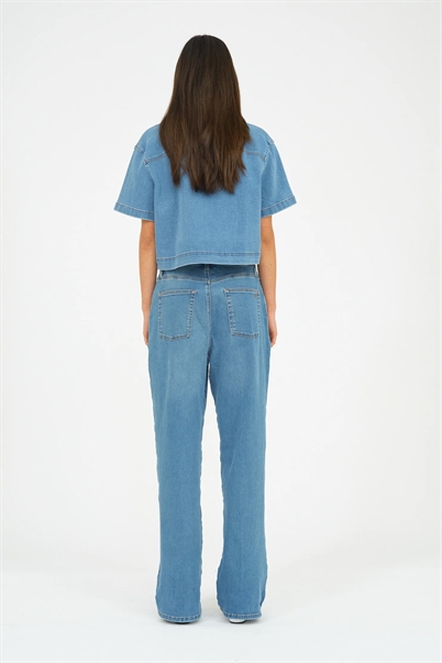 Ivy Copenhagen Augusta French Wash Cool Barcelona Jeans Denim Blue-Shop Online Hos Blossom