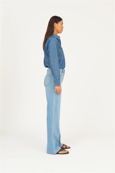 Ivy Copenhagen Brooke EarthxSwan Jeans Wash Capri Blue-Shop Online Hos Blossom