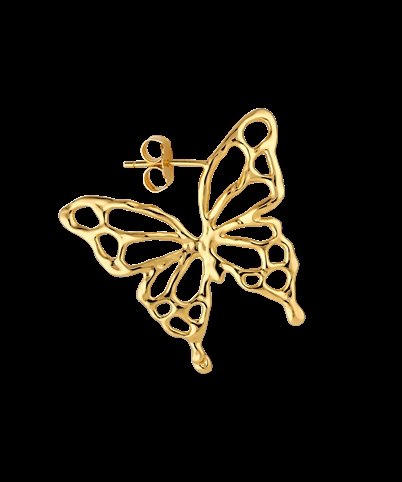 Jane Kønig Butterfly Ørering Gold Shop Online Hos Blossom