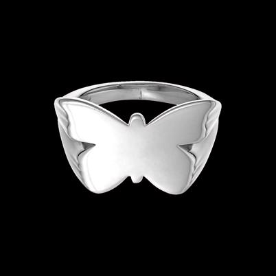 Jane Kønig Butterfly Ring Silver Shop Online Hos Blossom
