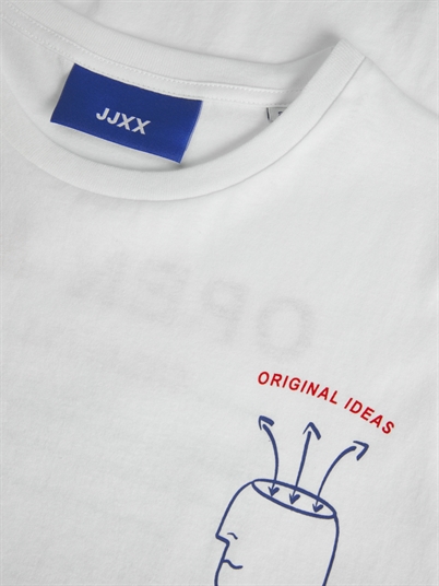 JJXX Jxenya Loose T-shirt Bright White Open Mind Shop Online Hos Blossom