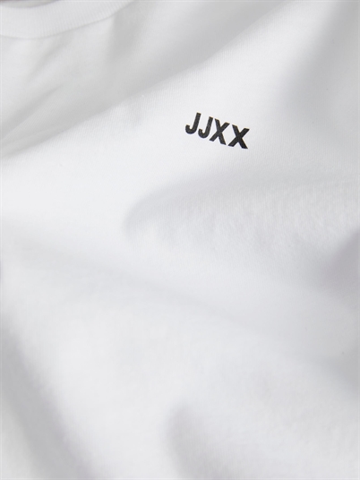 JJXX Jxanna Every Logo T-shirt Bright White Black-Shop Online Hos Blossom