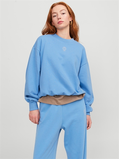 JJXX Jxjada Soft Loose Sweatshirt Silver Lake Blue-Shop Online Hos Blossom