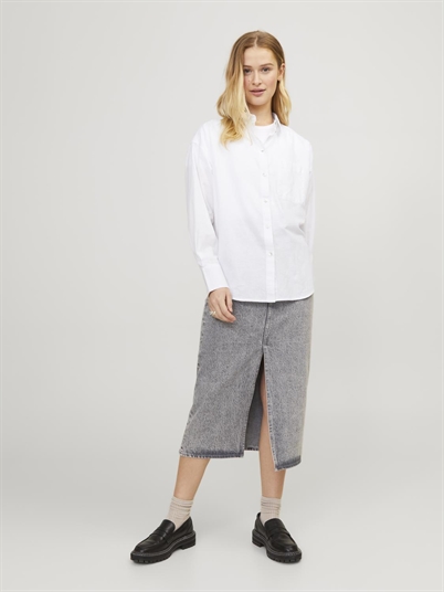 JJXX Jxjamie Linen Skjorte White Shop Online Hos Blossom