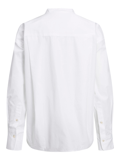 JJXX Jxjamie Relaxed Poplin Skjorte White-Shop Online Hos Blossom