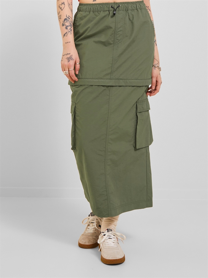 JJXX Jxmia Cargo Skirt Dusty Olive Shop Online Hos Blossom