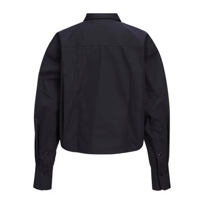 JJXX Jxpolly Poplin Cropped Skjorte Black Shop Online Hos Blossom