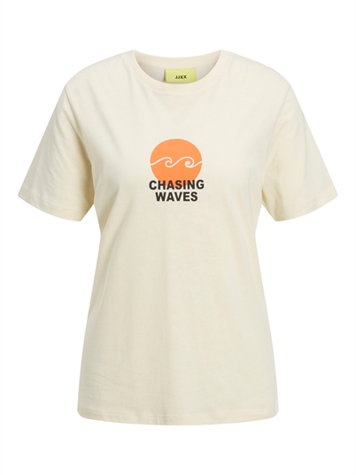 JJXX Jxwaves T-shirt Seedpearl Chasing - Shop Online Hos Blossom