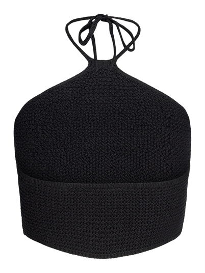 JJXX Jxzuri Halterneck Knit Top Black-Shop Online Hos Blossom