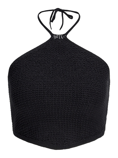JJXX Jxzuri Halterneck Knit Top Black-Shop Online Hos Blossom