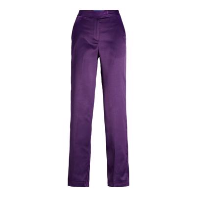 JJXX Jxmary Mary Satin Bukser Purple Pannant - Shop Online