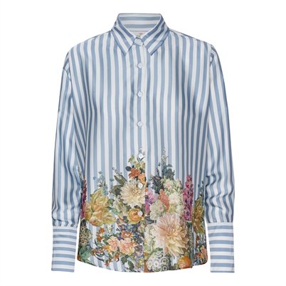 Karmamia Copenhagen Joseph Skjorte Floral Stripe-Shop Online Hos Blossom