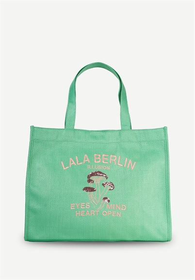 Lala Berlin Tote Mareva Taske Apple Green Shop Online Hos Blossom